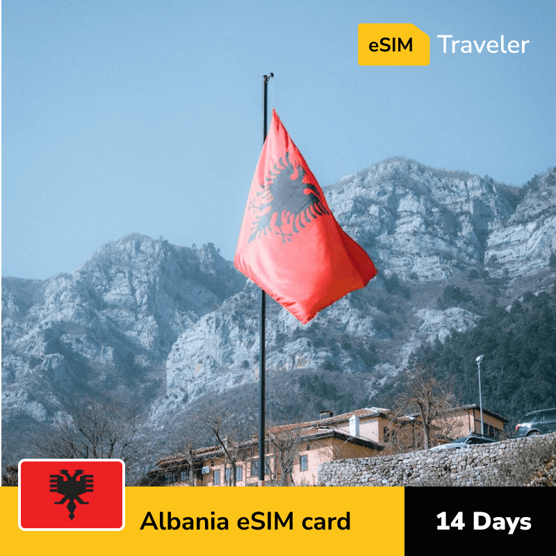 🇦🇱 Albania eSIM card for travel - 14Days | 1-30GB Data Plans-eSIM Traveler