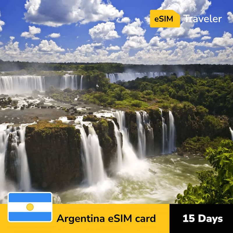 🇦🇷 Argentina eSIM card for travel - 15Days | 1-30GB Data Plans-eSIM Traveler