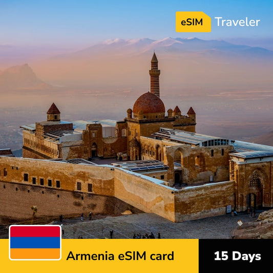 🇦🇲 Armenia eSIM card for travel - 15Days | 1-30GB Data Plans-eSIM Traveler