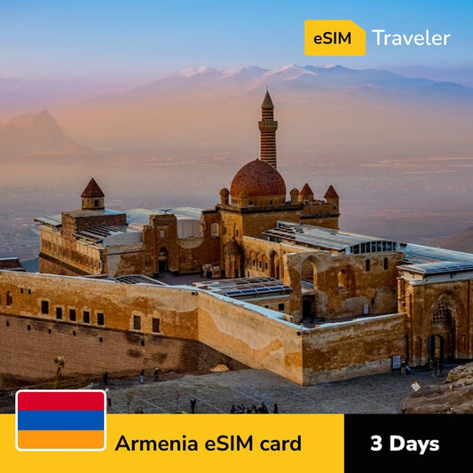 🇦🇲 Armenia eSIM card for travel - 3Days | 1-30GB Data Plans-eSIM Traveler