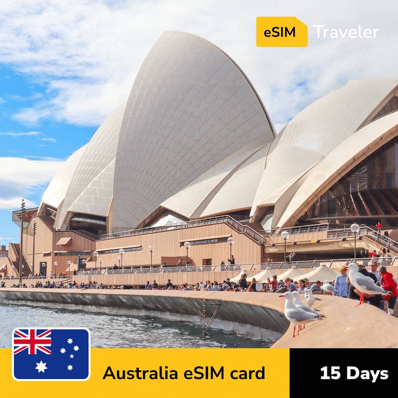 🇦🇺 Australia eSIM card for travel - 15Days | 1-30GB Data Plans-eSIM Traveler