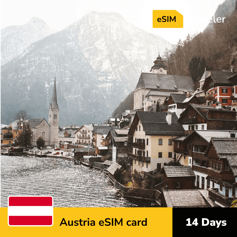 🇦🇹 Austria eSIM card for travel - 14Days | 1-30GB Data Plans-eSIM Traveler