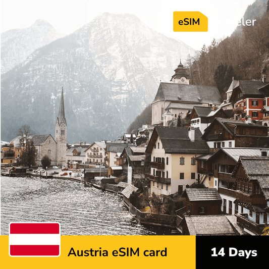 🇦🇹 Austria eSIM card for travel - 14Days | 1-30GB Data Plans-eSIM Traveler