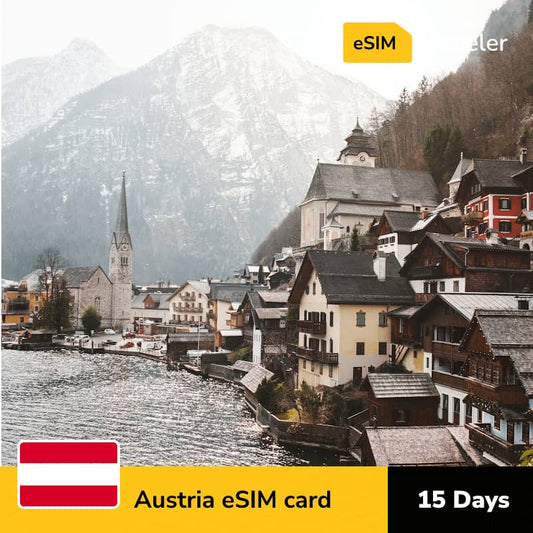 🇦🇹 Austria eSIM card for travel - 15Days | 1-30GB Data Plans-eSIM Traveler