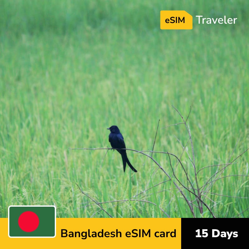 🇧🇩 Bangladesh eSIM card for travel - 15Days | 1-30GB Data Plans-eSIM Traveler