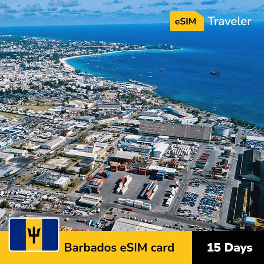 🇧🇧 Barbados eSIM card for travel - 15Days | 1-30GB Data Plans-eSIM Traveler