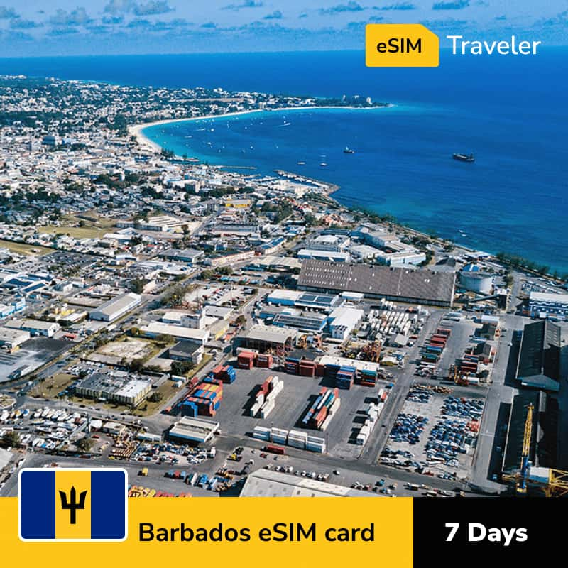 🇧🇧 Barbados eSIM card for travel - 7Days | 1-30GB Data Plans-eSIM Traveler