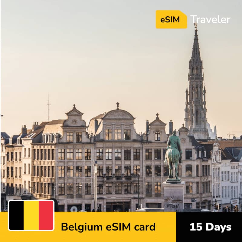 🇧🇪 Belgium eSIM card for travel - 15Days | 1-30GB Data Plans-eSIM Traveler