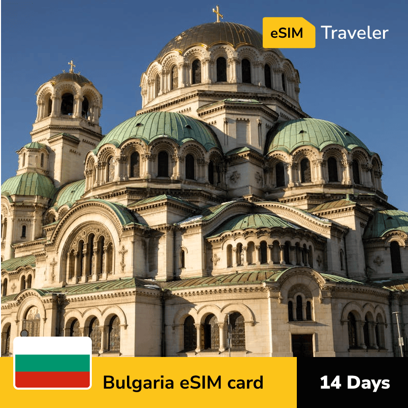 🇧🇬 Bulgaria eSIM card for travel - 14Days | 1-30GB Data Plans-eSIM Traveler