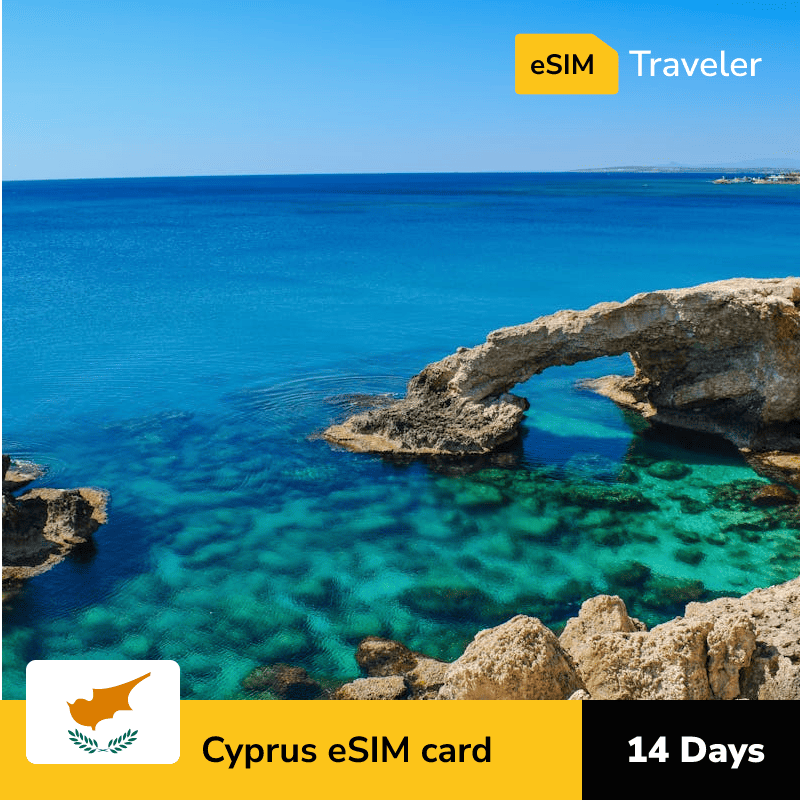 🇨🇾 Cyprus eSIM card for travel - 14Days | 1-30GB Data Plans-eSIM Traveler