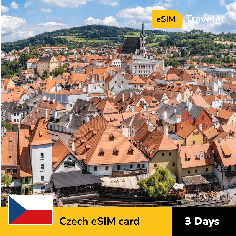 🇨🇿 Czech eSIM card for travel - 3Days | 1-30GB Data Plans-eSIM Traveler