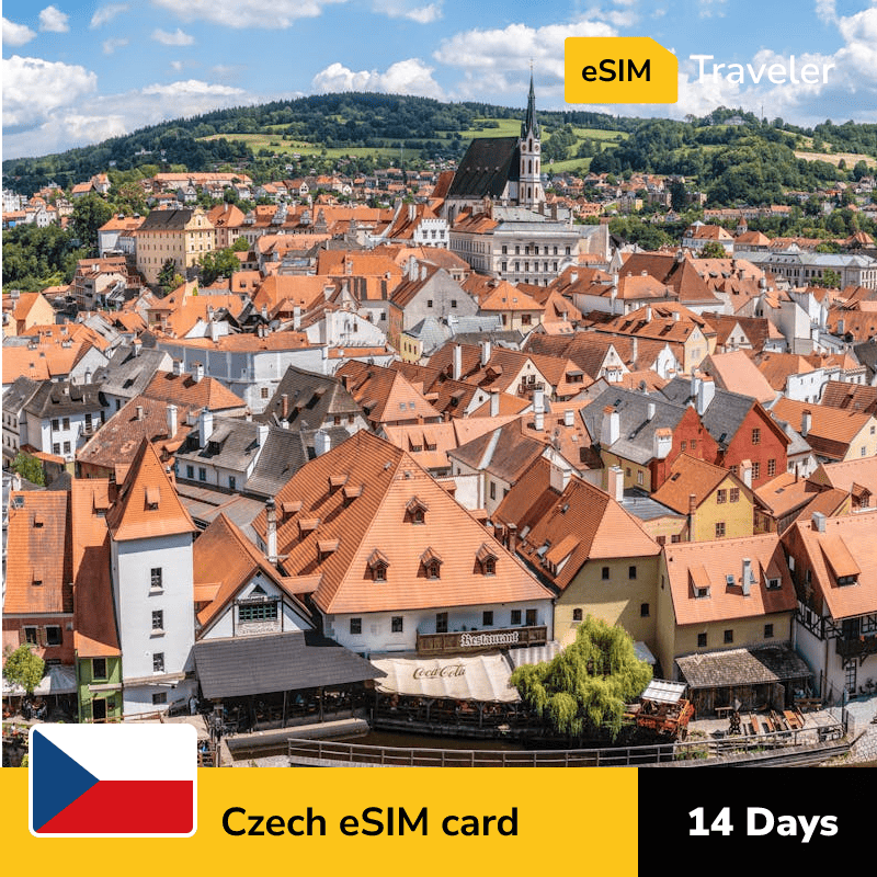 🇨🇿 Czech eSIM card for travel - 14Days | 1-30GB Data Plans-eSIM Traveler