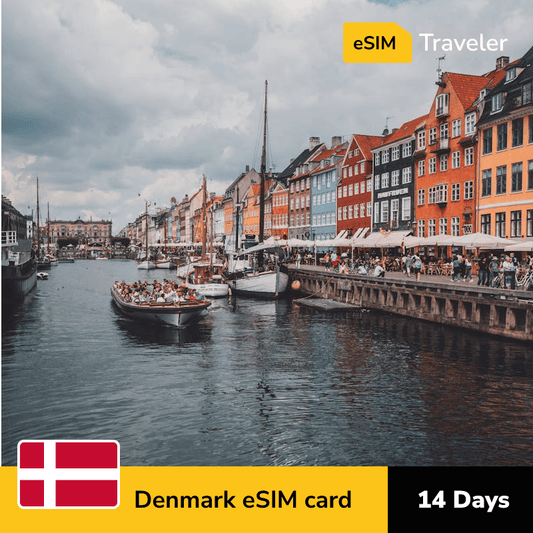 🇩🇰 Denmark eSIM card for travel - 14Days | 1-30GB Data Plans-eSIM Traveler