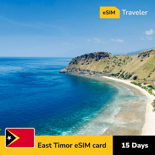 🇹🇱 Timor Leste eSIM card for travel - 15Days | 1-30GB Data Plans-eSIM Traveler