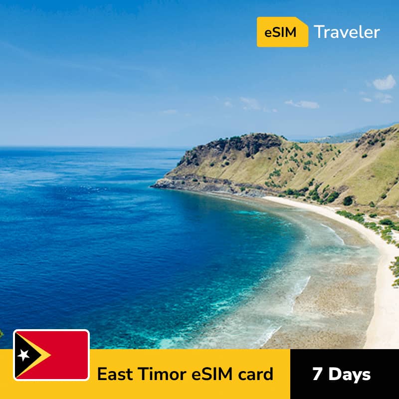 🇹🇱 Timor Leste eSIM card for travel - 7Days | 1-30GB Data Plans-eSIM Traveler