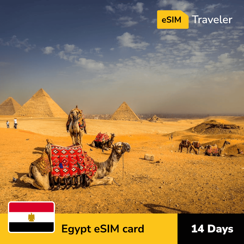 🇪🇬 Egypt eSIM card for travel - 14Days | 1-30GB Data Plans-eSIM Traveler