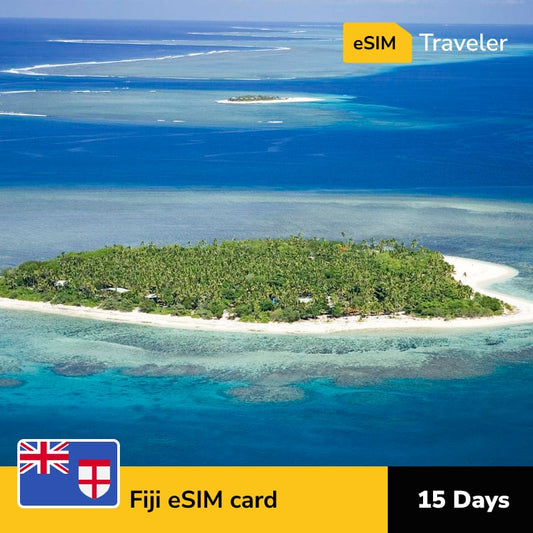 🇫🇯 Fiji eSIM card for travel - 15Days | 1-30GB Data Plans-eSIM Traveler