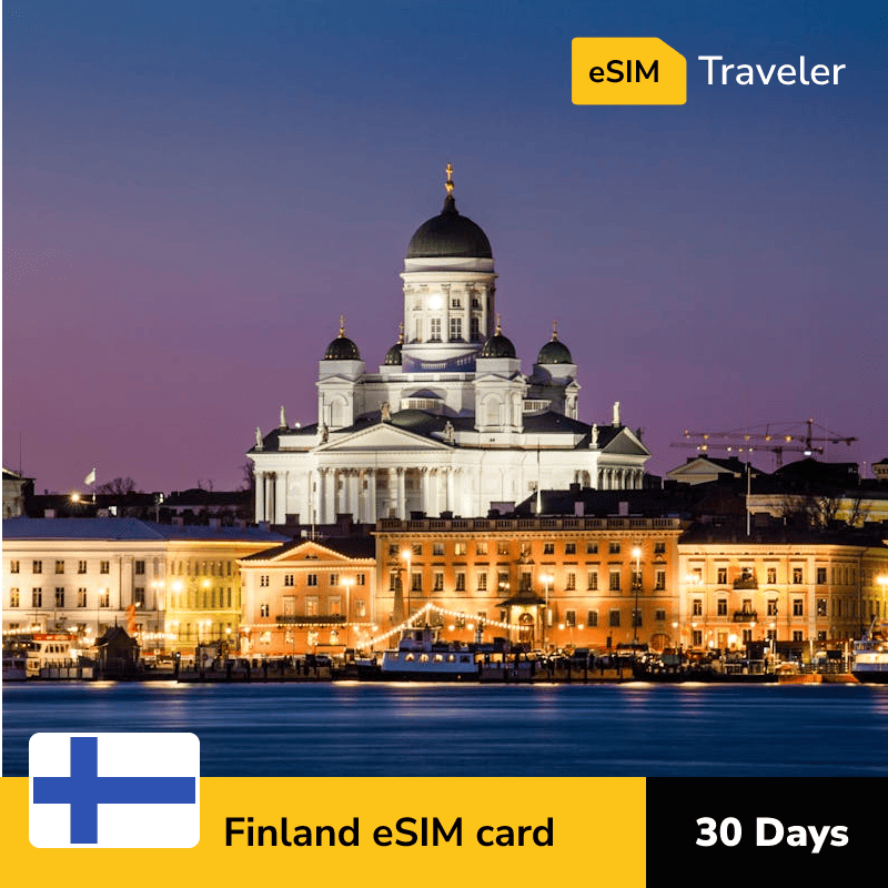 🇫🇮 Finland eSIM card for travel - 30Days | 1-30GB Data Plans-eSIM Traveler