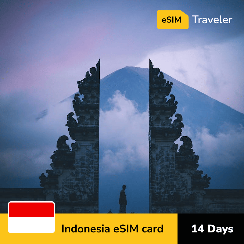 🇮🇩 Indonesia eSIM card for travel - 14Days | 1-30GB Data Plans-eSIM Traveler