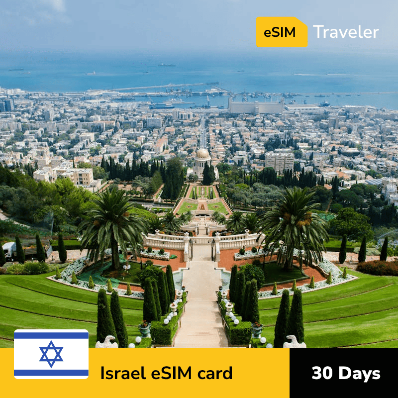 🇮🇱 Israel eSIM card for travel - 30Days | 1-30GB Data Plans-eSIM Traveler