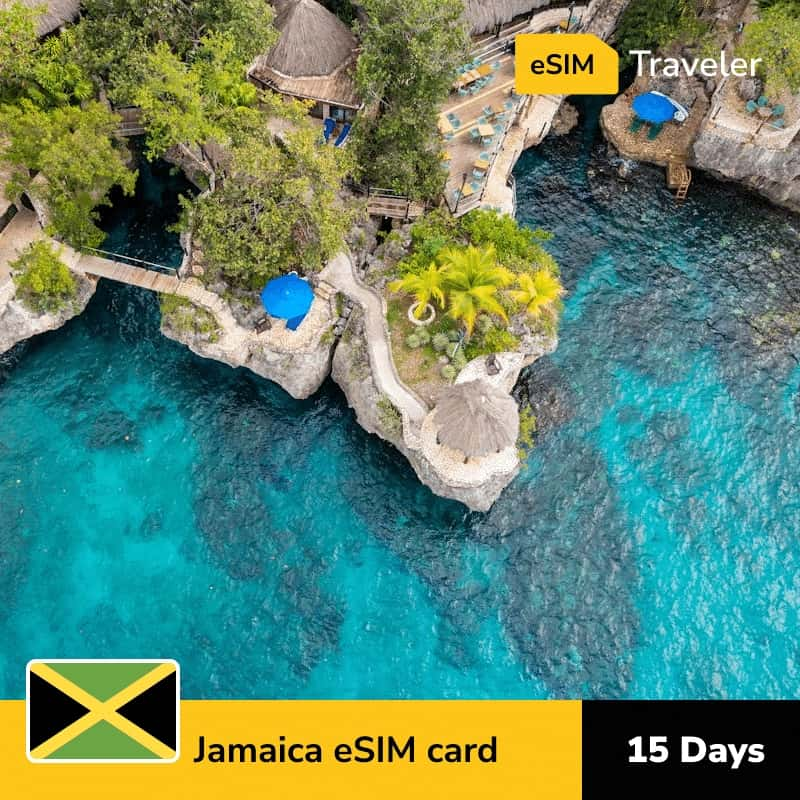 🇯🇲 Jamaica eSIM card for travel - 15Days | 1-30GB Data Plans-eSIM Traveler