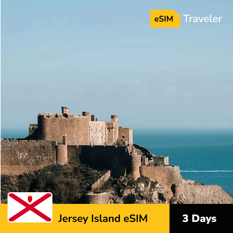 🇯🇪 Jersey eSIM card for travel - 3Days | 1-30GB Data Plans-eSIM Traveler