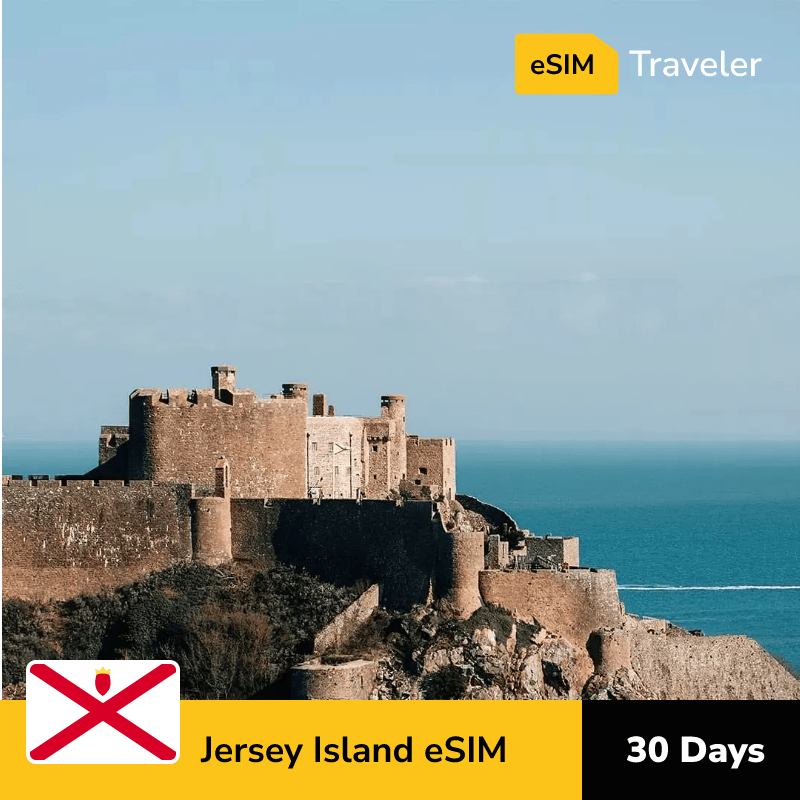 🇯🇪 Jersey eSIM card for travel - 30Days | 1-30GB Data Plans-eSIM Traveler