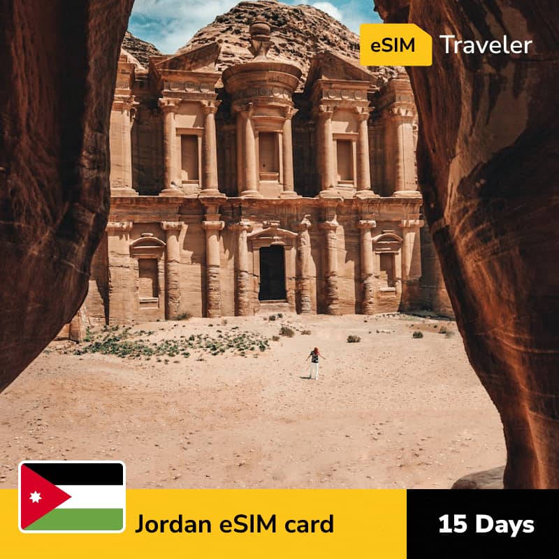 🇯🇴 Jordan eSIM card for travel - 15Days | 1-30GB Data Plans-eSIM Traveler