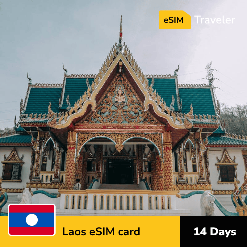 🇱🇦 Laos eSIM card for travel - 14Days | 1-30GB Data Plans-eSIM Traveler