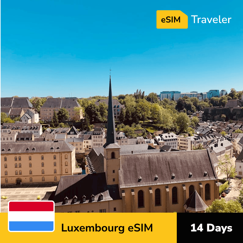 🇱🇺 Luxembourg eSIM card for travel - 14Days | 1-30GB Data Plans-eSIM Traveler