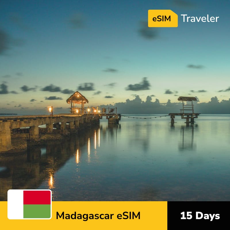 🇲🇬 Madagascar eSIM card for travel - 15Days | 1-30GB Data Plans-eSIM Traveler