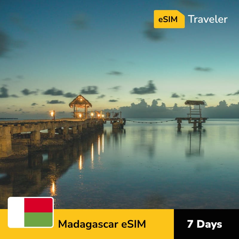 🇲🇬 Madagascar eSIM card for travel - 7Days | 1-30GB Data Plans-eSIM Traveler