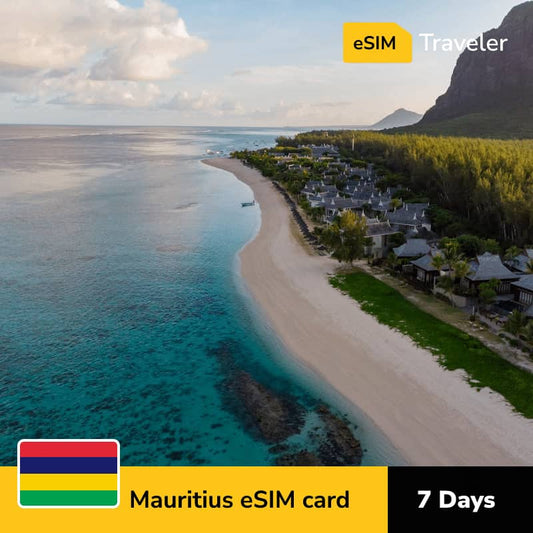 🇲🇺 Mauritius eSIM card for travel - 7Days | 1-30GB Data Plans-eSIM Traveler