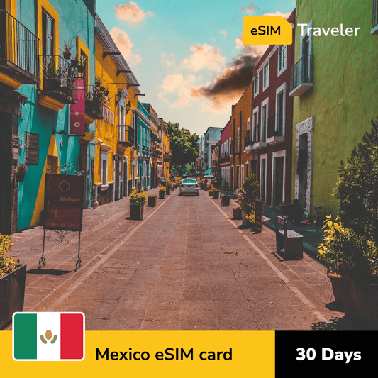 🇲🇽 Mexico eSIM card for travel - 30Days | 1-30GB Data Plans-eSIM Traveler