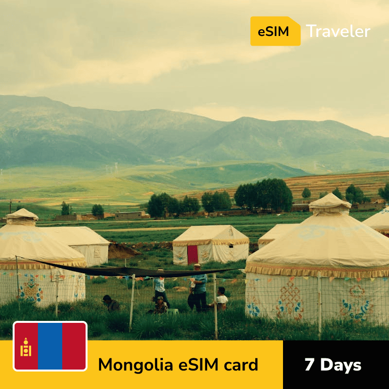 🇲🇳 Mongolia eSIM card for travel - 7Days | 1-30GB Data Plans-eSIM Traveler