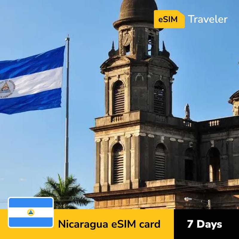 🇳🇮 Nicaragua eSIM card for travel - 7Days | 1-30GB Data Plans-eSIM Traveler