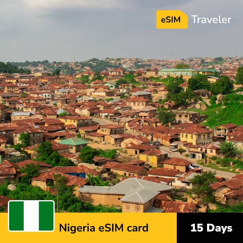 🇳🇬 Nigeria eSIM card for travel - 15Days | 1-30GB Data Plans-eSIM Traveler