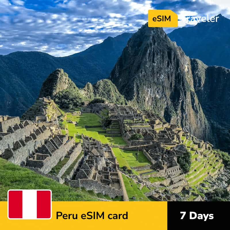 🇵🇪 Peru eSIM card for travel - 7Days | 1-30GB Data Plans-eSIM Traveler