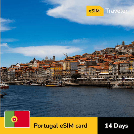 🇵🇹 Portugal eSIM card for travel - 14Days | 1-30GB Data Plans-eSIM Traveler