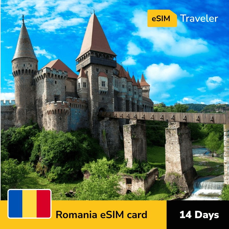 🇷🇴 Romania eSIM card for travel - 14Days | 1-30GB Data Plans-eSIM Traveler