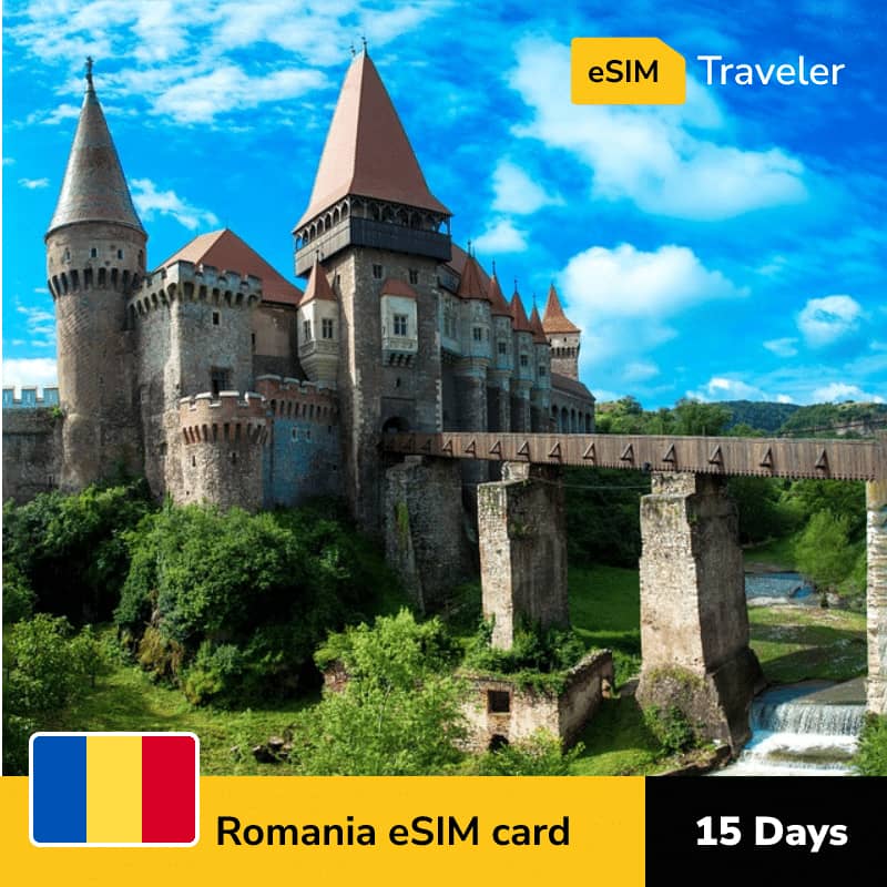 🇷🇴 Romania eSIM card for travel - 15Days | 1-30GB Data Plans-eSIM Traveler