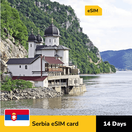 🇷🇸 Serbia eSIM card for travel - 14Days | 1-30GB Data Plans-eSIM Traveler