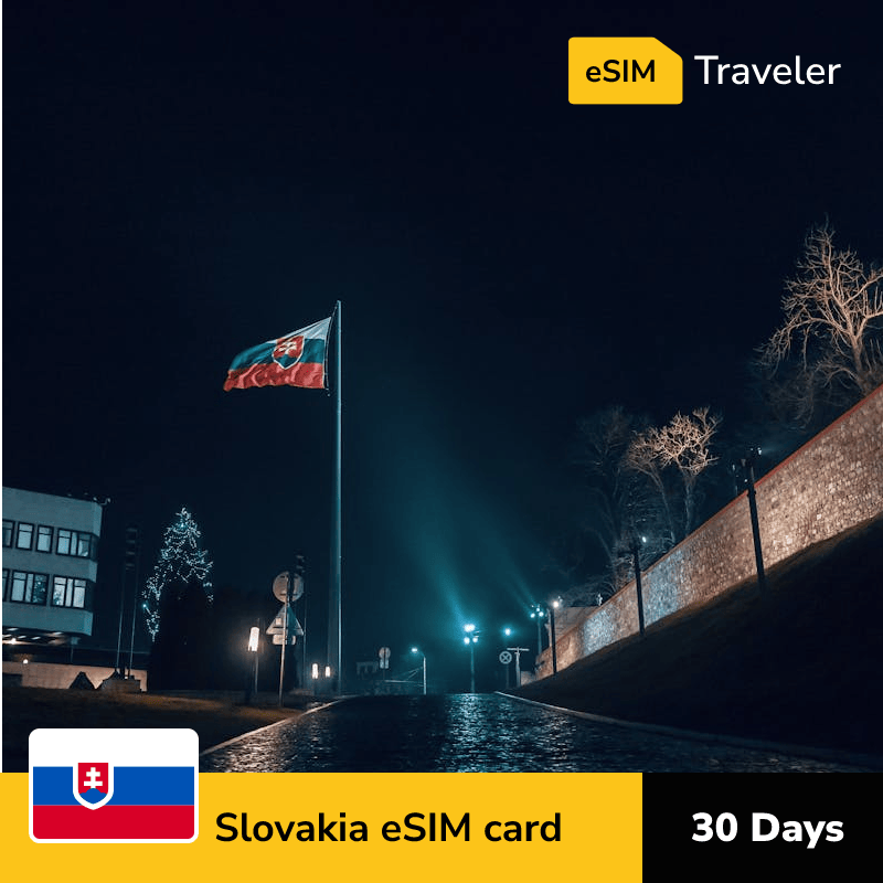 🇸🇰 Slovakia eSIM card for travel - 30Days | 1-30GB Data Plans-eSIM Traveler