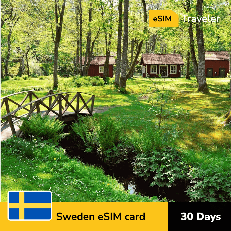 🇸🇪 Sweden eSIM card for travel - 30Days | 1-30GB Data Plans-eSIM Traveler