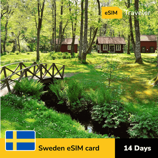 🇸🇪 Sweden eSIM card for travel - 14Days | 1-30GB Data Plans-eSIM Traveler