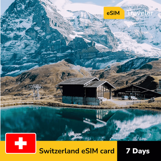 🇨🇭 Switzerland eSIM card for travel - 7Days | 1-30GB Data Plans-eSIM Traveler