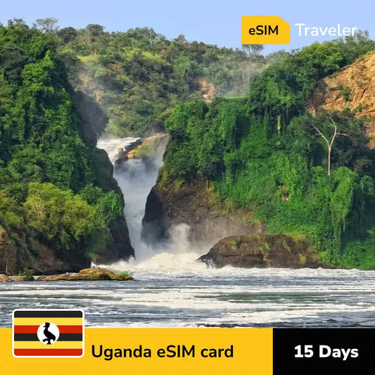 🇺🇬 Uganda eSIM card for travel - 15Days | 1-30GB Data Plans-eSIM Traveler