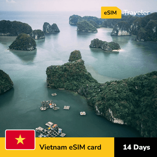 🇻🇳 Vietnam eSIM card for travel - 14Days | 1-30GB Data Plans-eSIM Traveler